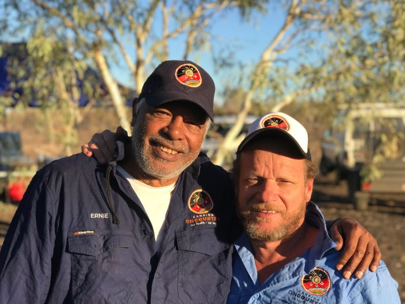 Camping on Country - Tennant Creek Men's Camp, Erinie Dingo and Tom Hearn
